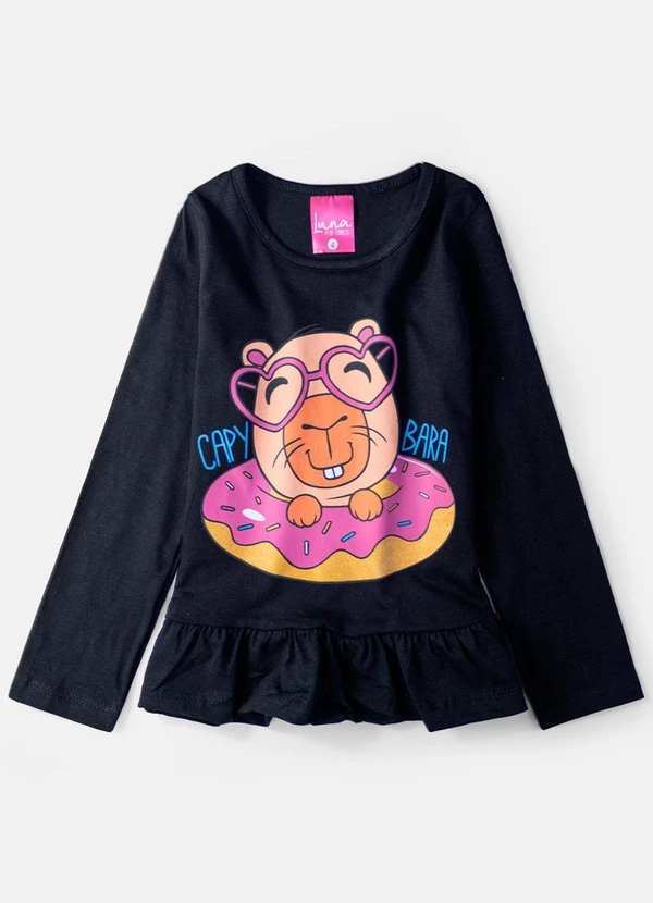 Laluna - Conjunto Feminino Capybara Preto 3