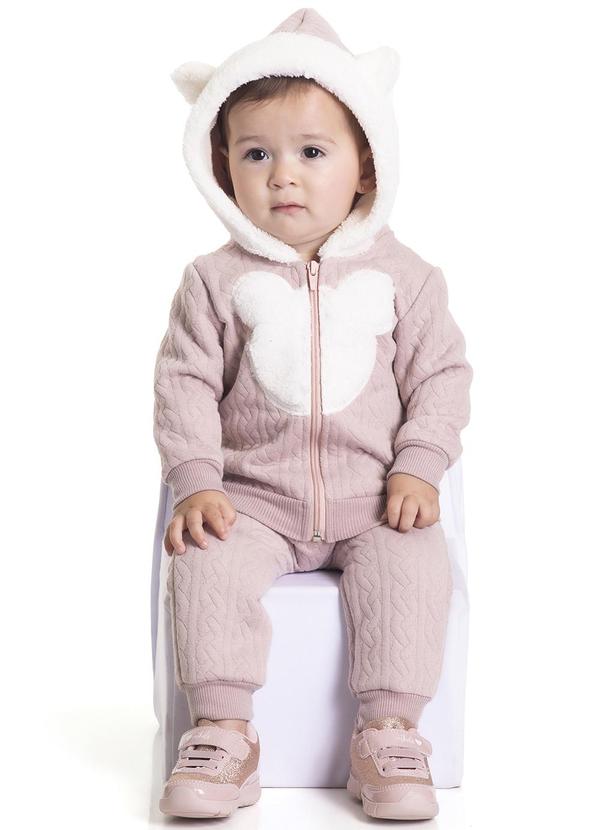 Randa Mundu - Conjunto Feminino Casaco/Calça Matelasse Nude