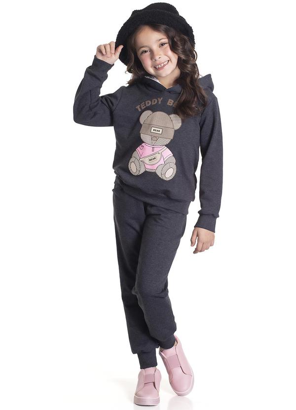 Randa Mundu - Conjunto Feminino Casaco/Calça Mole Preto