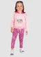 Turminha - Conjunto Feminino Casaco e Legging Rosa - variação: Rosa