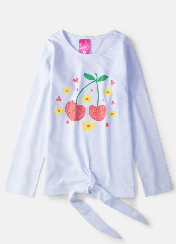 Laluna - Conjunto Feminino Cerejinhas Branco 3