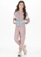 Alakazoo - Conjunto Feminino com Jaqueta e Calça Rosa - variação: Rosa