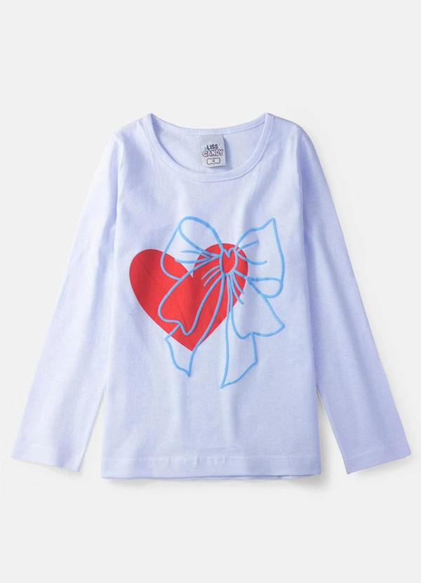 Laluna - Conjunto Feminino Coração com Laço Branco 3