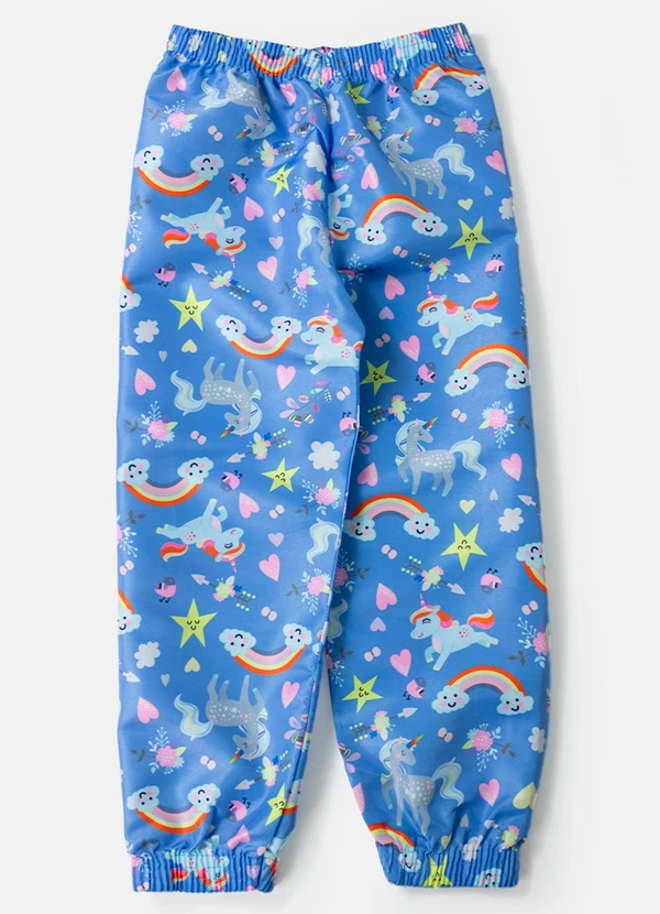 Laluna - Conjunto Feminino Corta Vento Arco Íris Azul 5