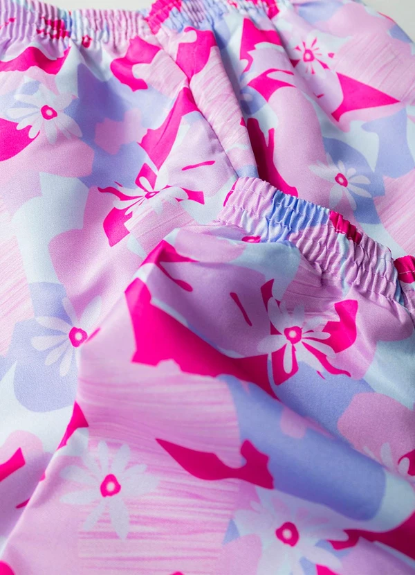 Laluna - Conjunto Feminino Corta Vento Digital Rosa 6