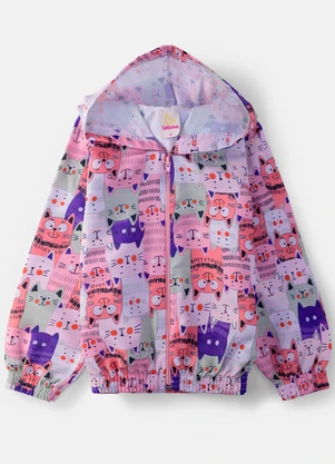 Laluna - Conjunto Feminino Corta Vento Multicolorido - LALUNA