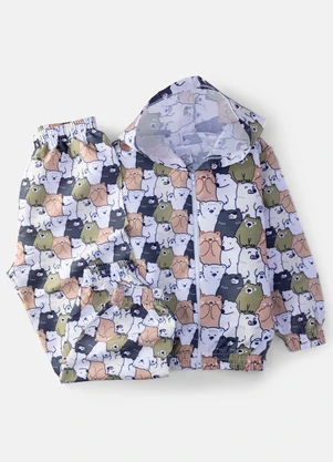 Laluna - Conjunto Feminino Corta Vento Multicores - LALUNA