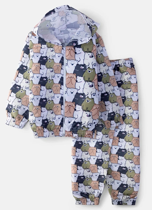 Laluna - Conjunto Feminino Corta Vento Multicores 1