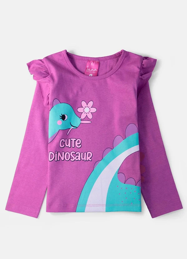Laluna - Conjunto Feminino Cute Dinosaur Orquídea 3