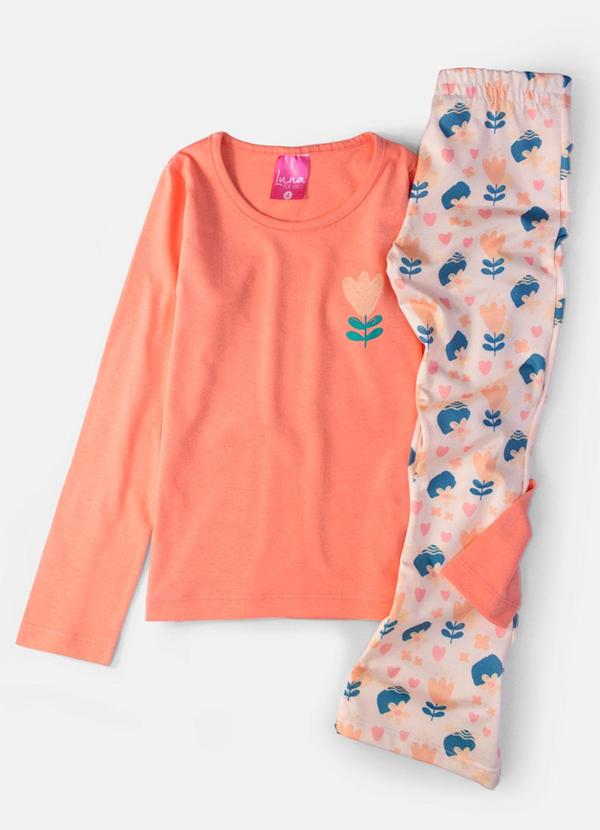 Laluna - Conjunto Feminino Flor Coral 2