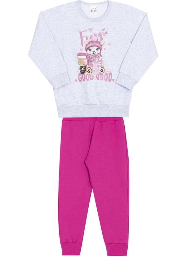 Sempre Kids - Conjunto Feminino Good Mood Cinza