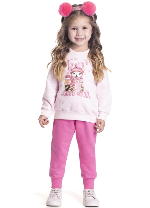Sempre Kids - Conjunto Feminino Good Mood Rosa