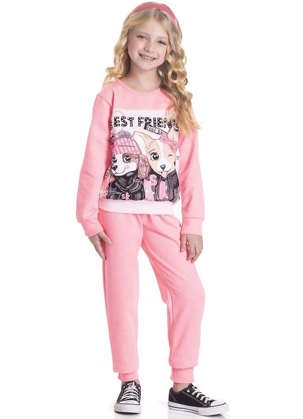 Sempre Kids - Conjunto Feminino Good Mood Rosa 