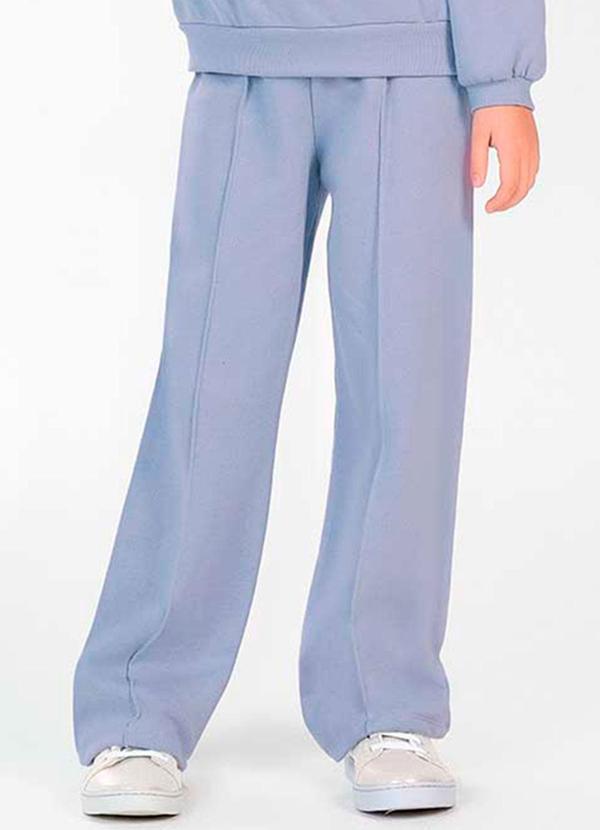 Cativa Kids - Conjunto Feminino Infantil com Relevo Azul 3