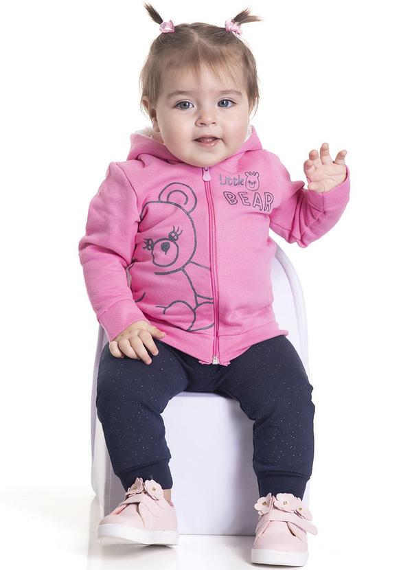 Sempre Kids - Conjunto Feminino Little Bear Rosa