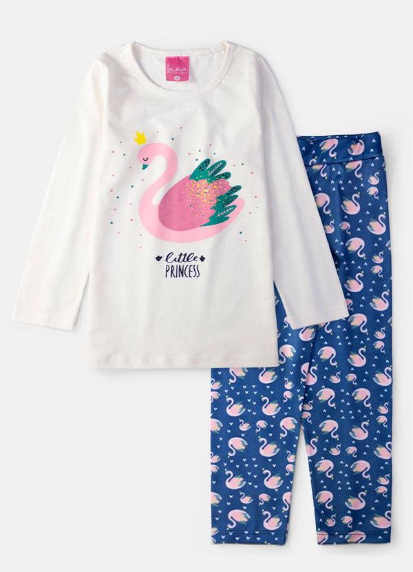 Laluna - Conjunto Feminino Little Princess Creme