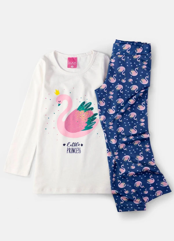 Laluna - Conjunto Feminino Little Princess Creme 2