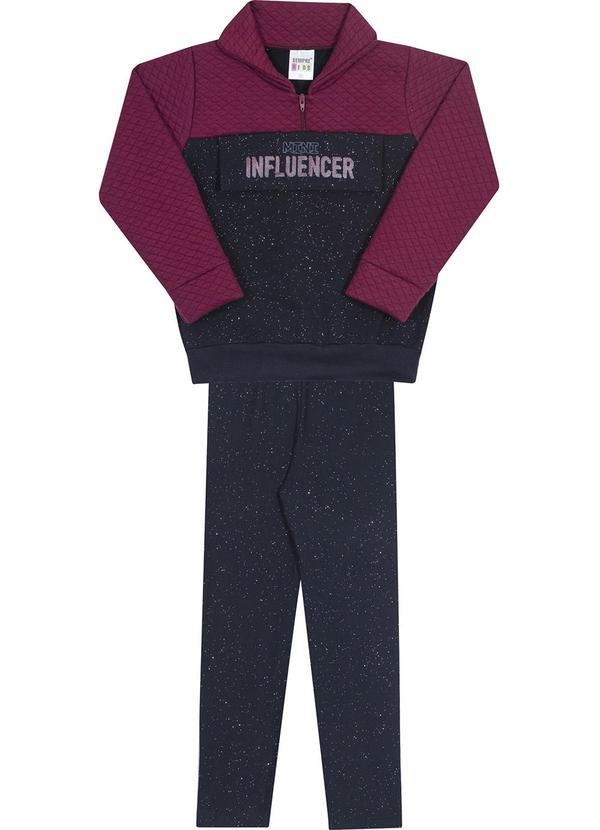 Sempre Kids - Conjunto Feminino Mini Influencer Vermelho