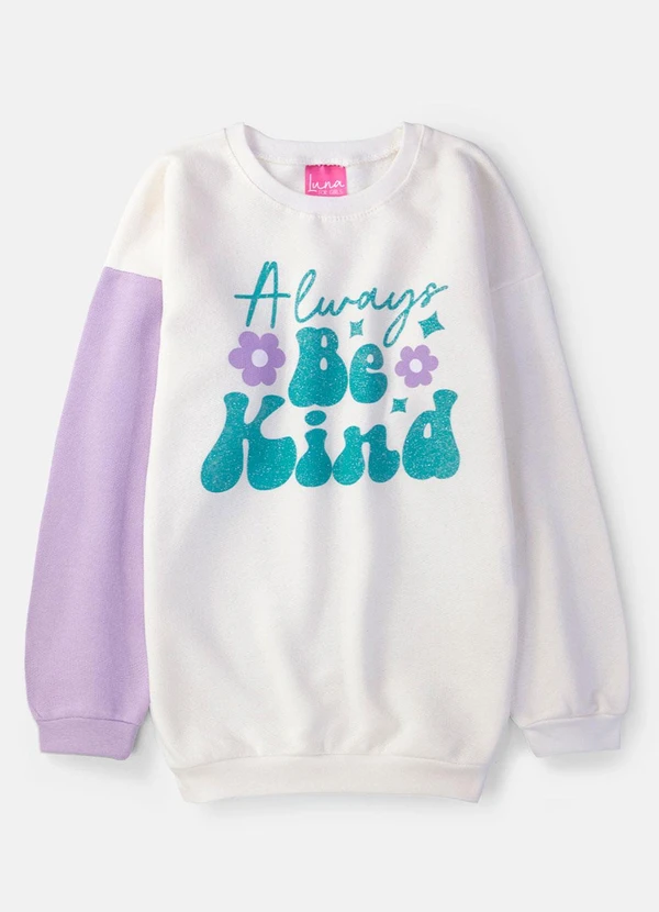 Laluna - Conjunto Feminino Moletom Be Kind Lilás 3