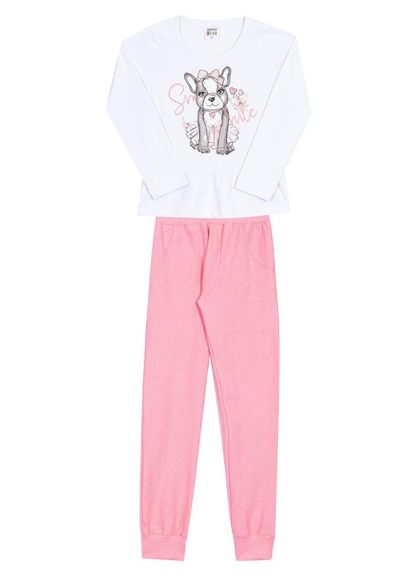 Sempre Kids - Conjunto Feminino Smile Branco 2