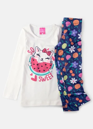 Laluna - Conjunto Feminino So Sweet Creme - LALUNA
