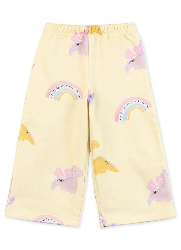 Marisol - Conjunto Flay Longo Infantil Amarelo 3