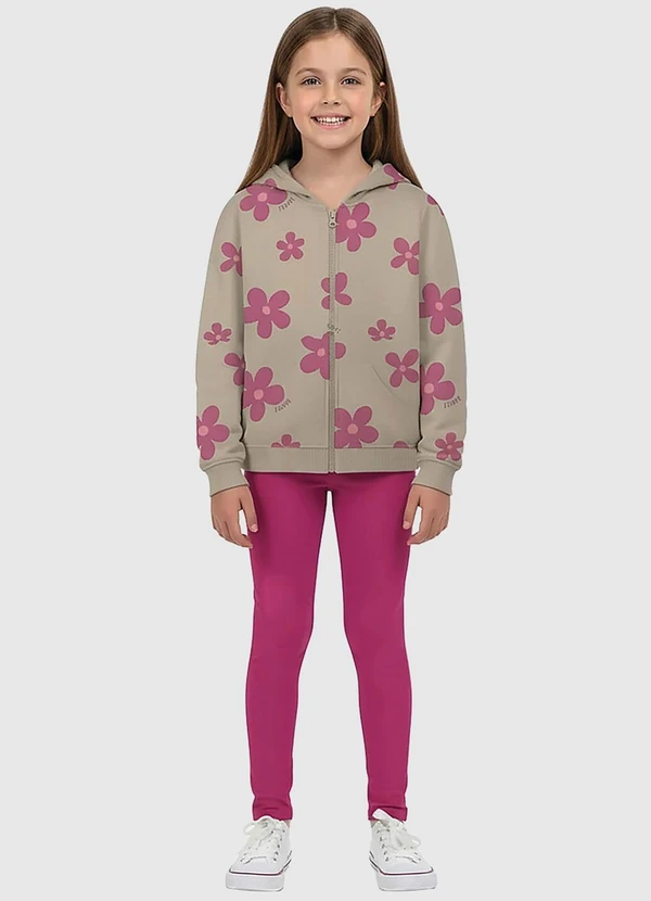 Malwee Kids - Conjunto Floral Bege