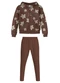 Malwee Kids - Conjunto Floral Marrom - variação: Marrom