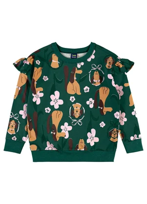Bee Loop - Conjunto Flores e Focinhos Menina Verde - BEE LOOP