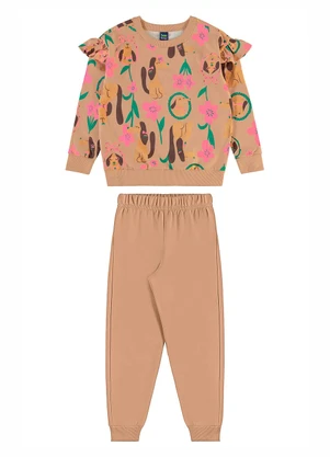 Bee Loop - Conjunto Flores Focinhos Marrom - BEE LOOP