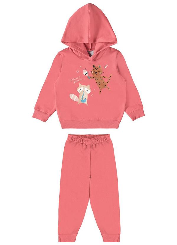 Malwee Kids - Conjunto Friends Forever Menina Rosa