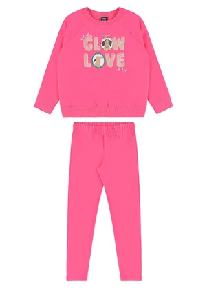 Bee Loop - Conjunto Glow Love Legging Rosa - BEE LOOP