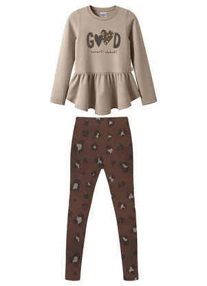 Malwee Kids - Conjunto Good Moments Ahead Areia - MALWEE KIDS