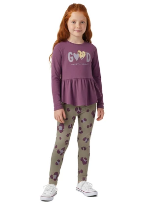 Malwee Kids - Conjunto Good Moments Ahead Malva - MALWEE KIDS