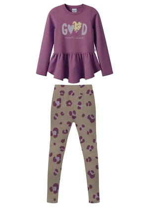 Malwee Kids - Conjunto Good Moments Ahead Malva - MALWEE KIDS