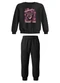 Malwee Kids - Conjunto Love Funny Days Rosê - variação: Preto