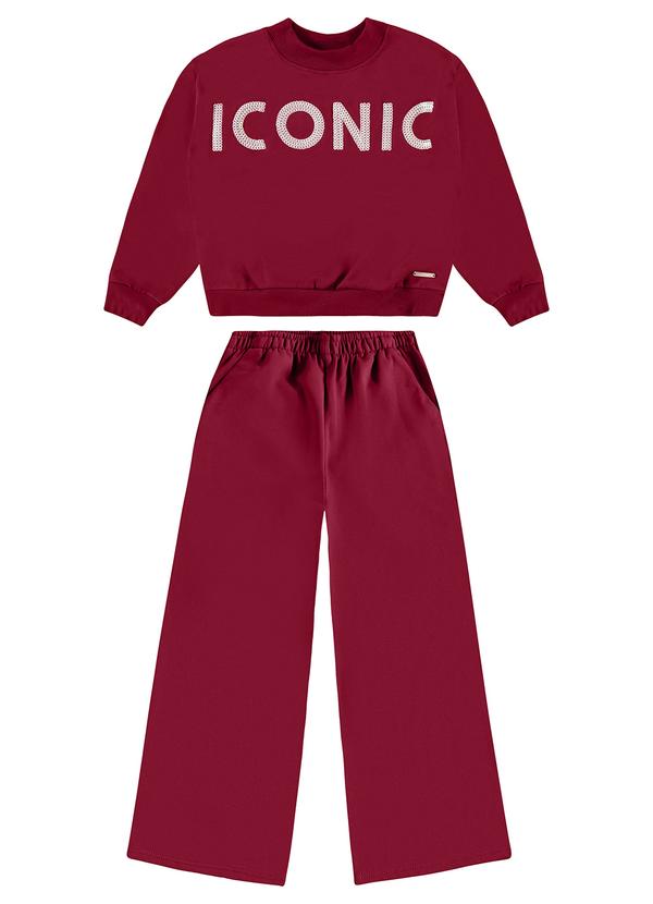 Carinhoso - Conjunto Iconic Wide Leg Vermelho