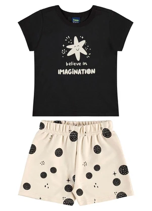 Bee Loop - Conjunto Imagination para Menina Preto - BEE LOOP