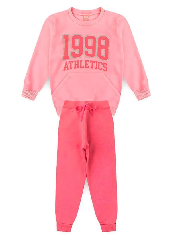 Rosa Azul - Conjunto Inf. Menina Athletics Iaia Rosa Claro
