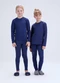 Vida Costeira - Conjunto Infantil Blusa + Calça Térmica Preta - variação: Marinho