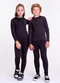 Vida Costeira - Conjunto Infantil Blusa + Calça Térmica Preta - variação: Preta