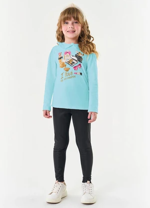 Trick Nick - Conjunto Infantil Blusa com Legging Azul - TRICK NICK
