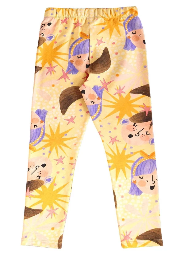 Três e Já - Conjunto Infantil Blusa e Calça Amarelo 8