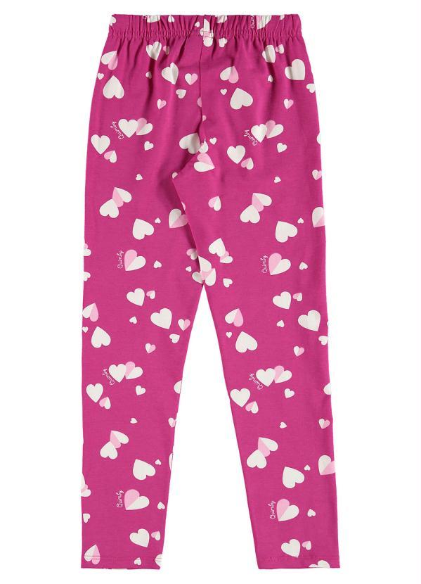 Quimby - Conjunto Infantil Blusa e Calça Legging Branco 7