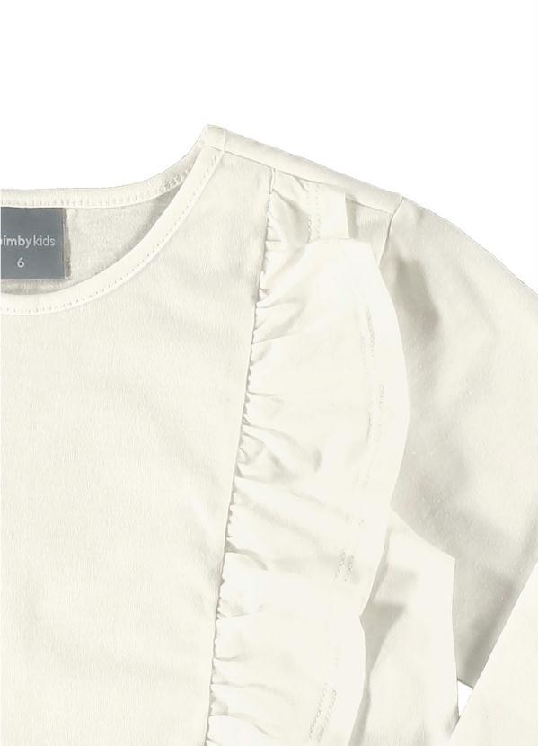 Quimby - Conjunto Infantil Blusa e Calça Legging Branco 8