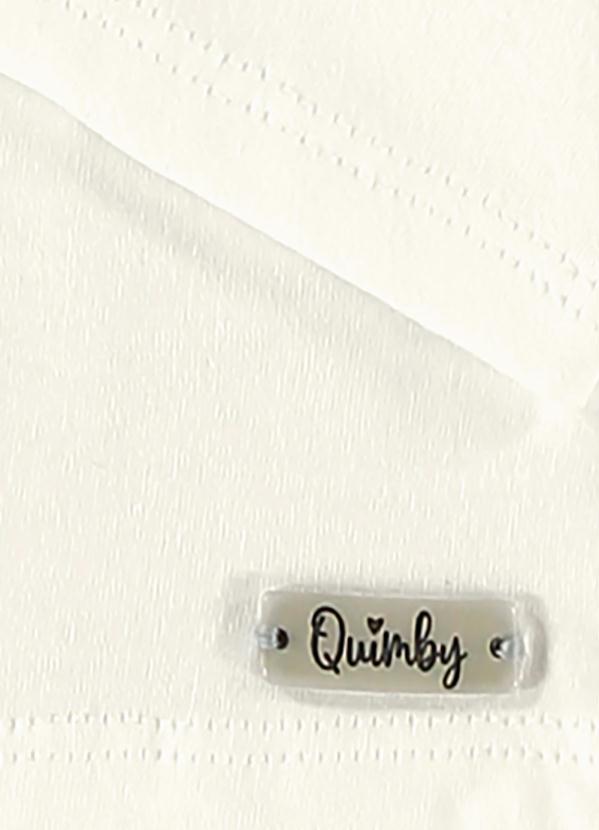 Quimby - Conjunto Infantil Blusa e Calça Legging Branco 9