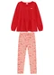 Duduka - Conjunto Infantil Blusa e Legging Rosa  - variação: Rosa