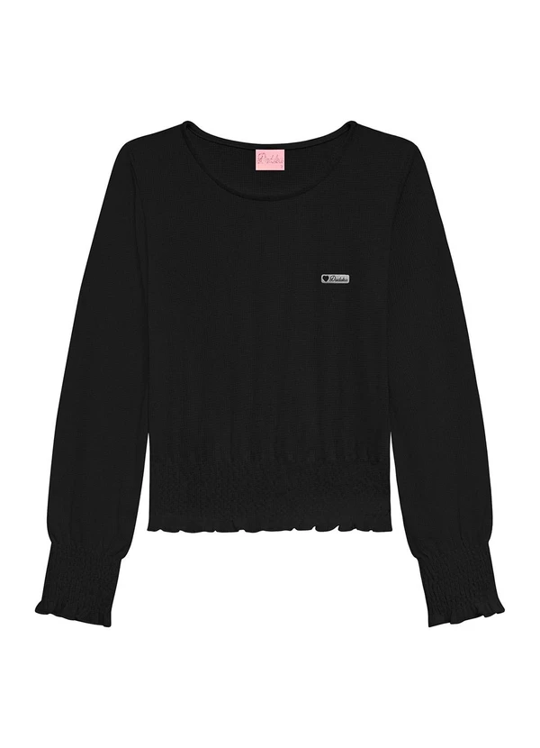 Duduka - Blusa Infantil Preto