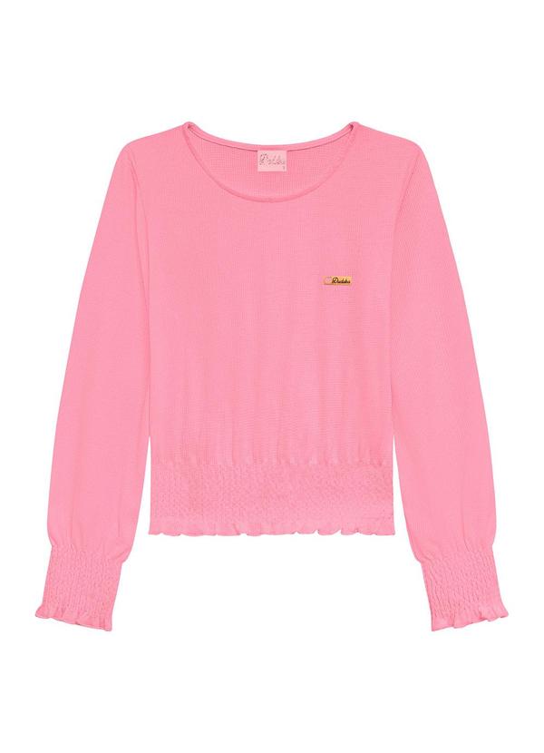 Duduka - Blusa Infantil Suplex Rosa