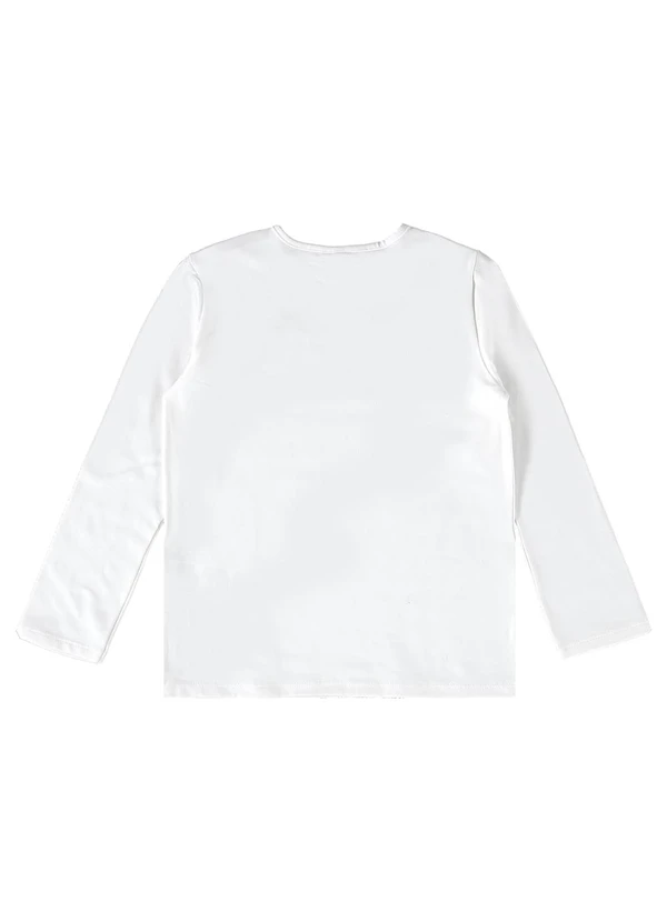 Guloseima - Conjunto Infantil Blusa e Saia Branco 4